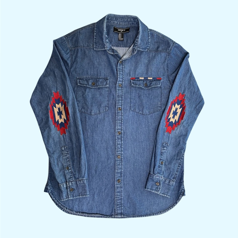 Forever 21 Men’s Denim Shirt